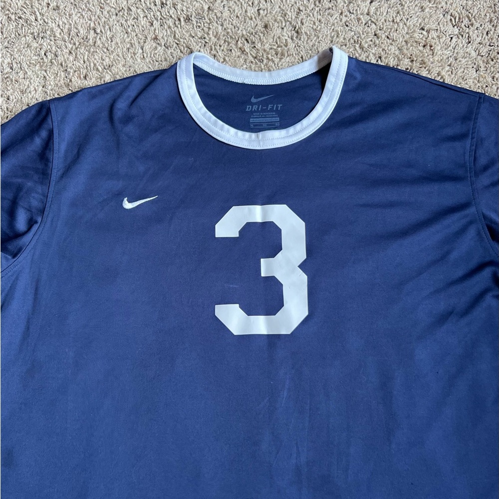 Nike Dri-Fit Jersey T-Shirt Ringer Tee Syracuse Orange Lacrosse Shirt XL